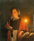 Petrus Van Schendel A Careful Eye painting